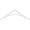 Ekena Millwork Pitch Legacy Architectural Grade PVC Gable Pediment, 60"W x 20"H x 1"P (8/12) GPP060X020X100LEG - alternate 5
